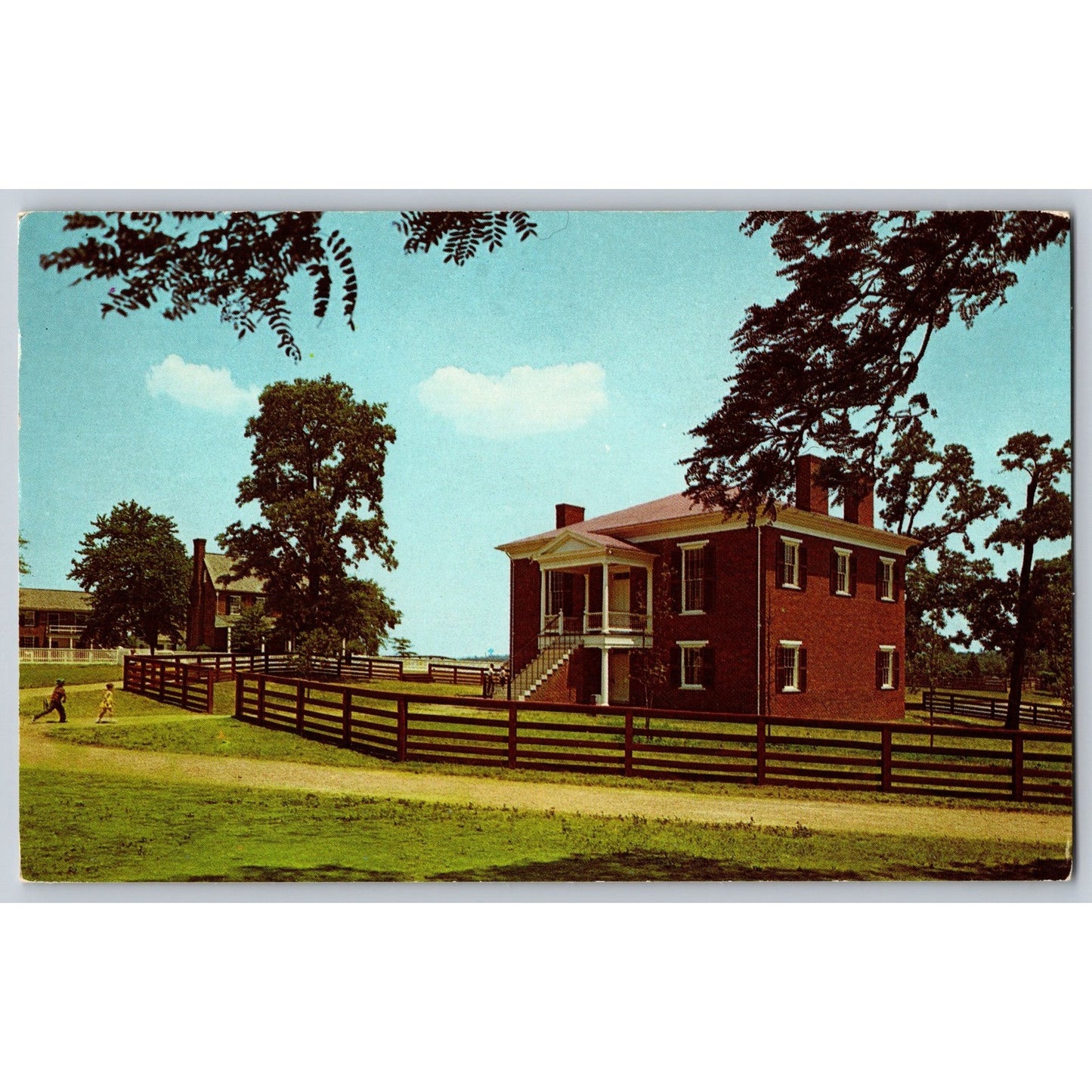 Appomattox VA Virginia Court House National Historical Park Chrome Postcard