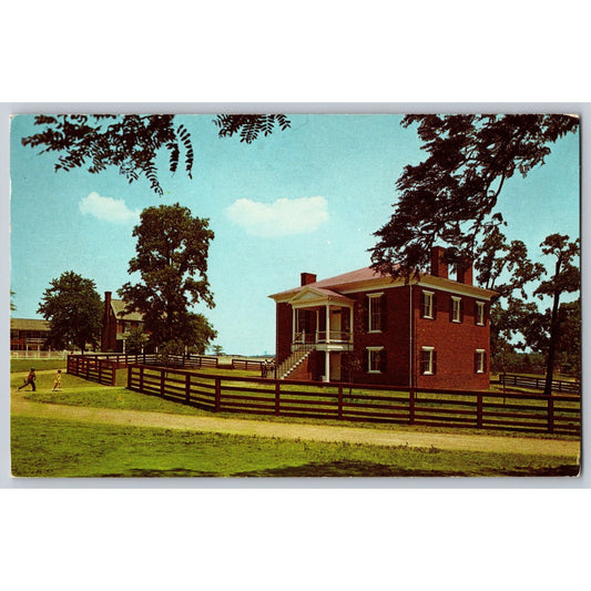 Appomattox VA Virginia Court House National Historical Park Chrome Postcard
