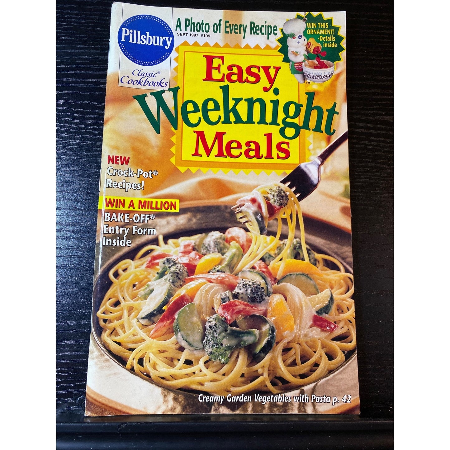 Pillsbury Classic Cookbook Booklet Easy Weeknight Meals Sep 1997 Issue No 199