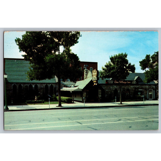 Colorado Spring CO The Village Inn Chrome Postcard Unused Stewarts