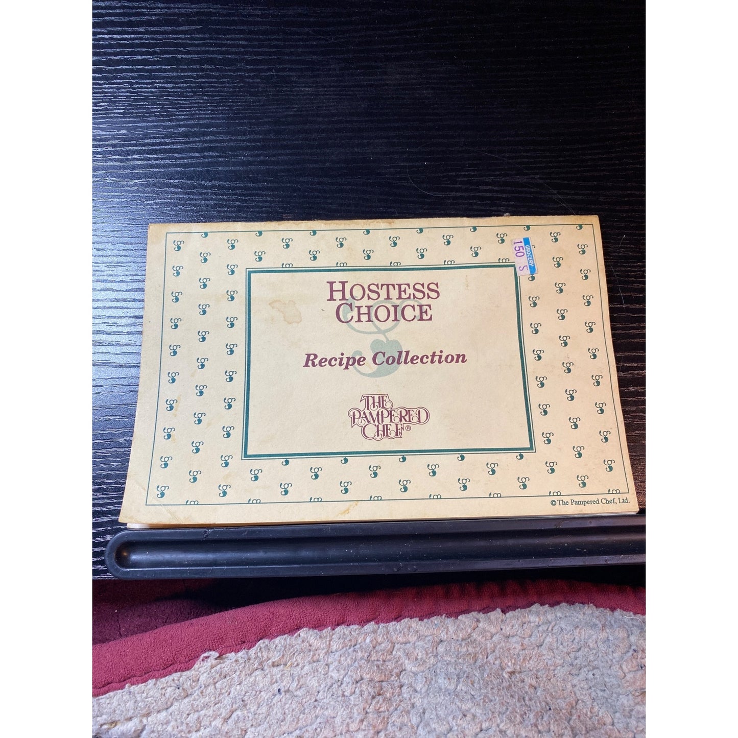 The Pampered Chef Hostess Choice Recipe Collection Cookbook Booklet Softcover Pre-Owned