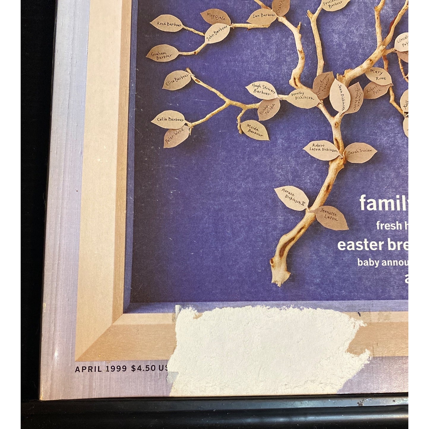 Martha Stewart Living Magazine April 1999 Family Trees Easter Bread