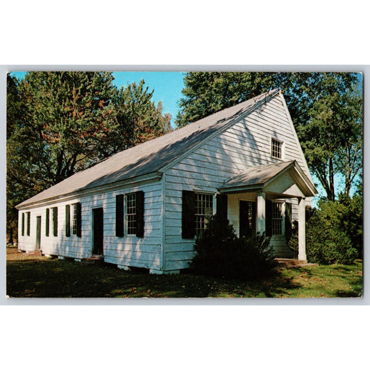 Easton MD Maryland Third Haven Friends Meeting House Chrome Postcard Unused