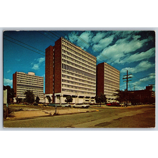 Terre Haute IN Indiana State University Rhoads Hall Cromwell Blumberg Postcard
