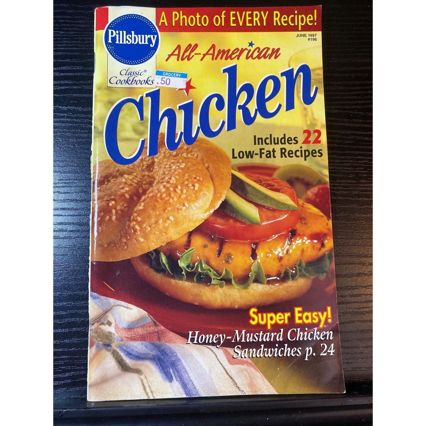 Pillsbury All-American Chicken Cookbook Booklet June 1997 Photos Of Every Dish