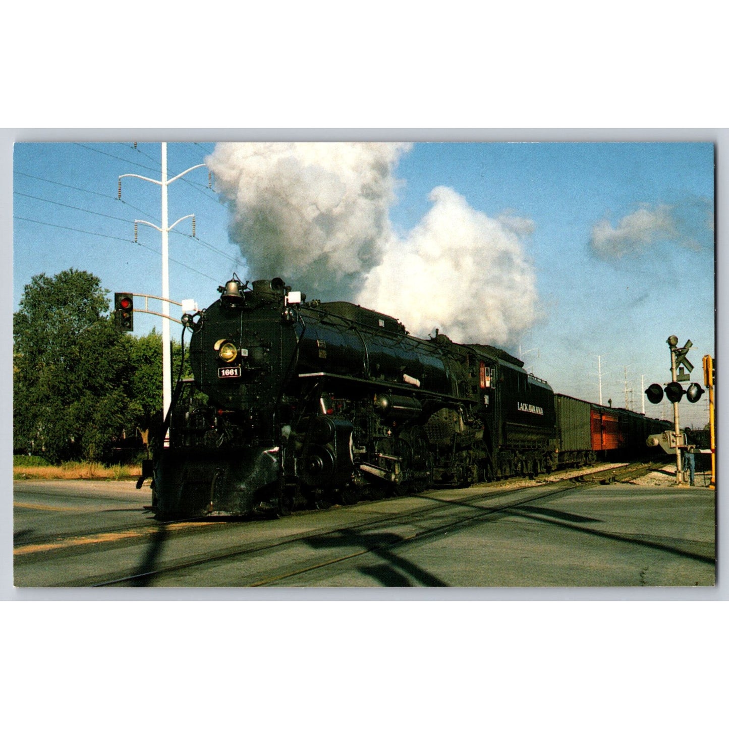 Dolton IL Illinois Milwaukee Road #261 Chicago St Paul Pacific Railroad Postcard