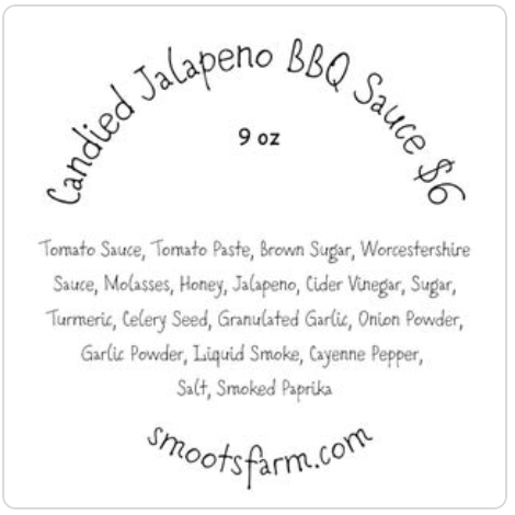 Sauce BBQ Candied Jalapeno 8 oz