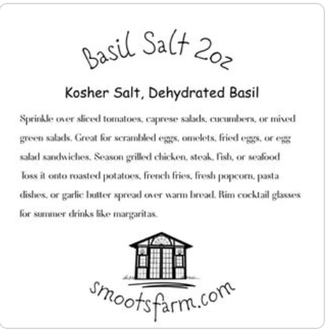 Salt Basil 2 oz