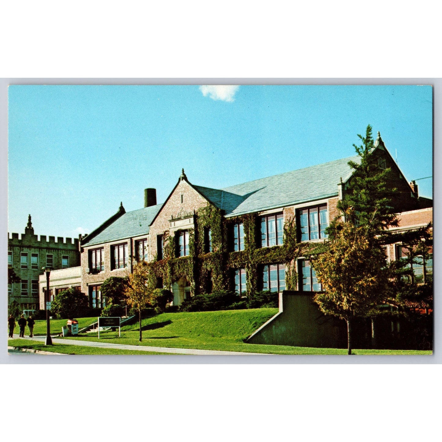 Dekalb IL Northern Illinois NIU University Industry Technology Building Postcard