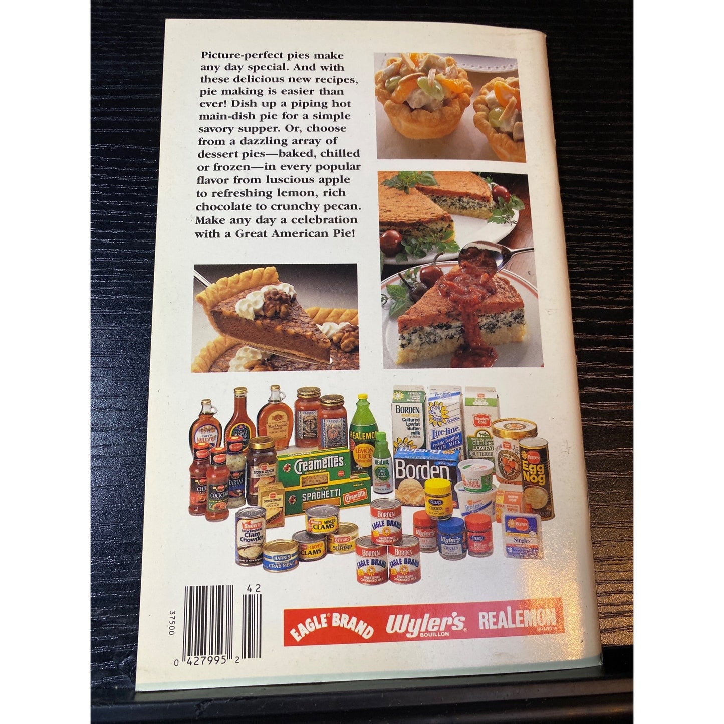 Favorite Brand Recipes Feb 1992 Borden Great American Pies Cookbook Booklet