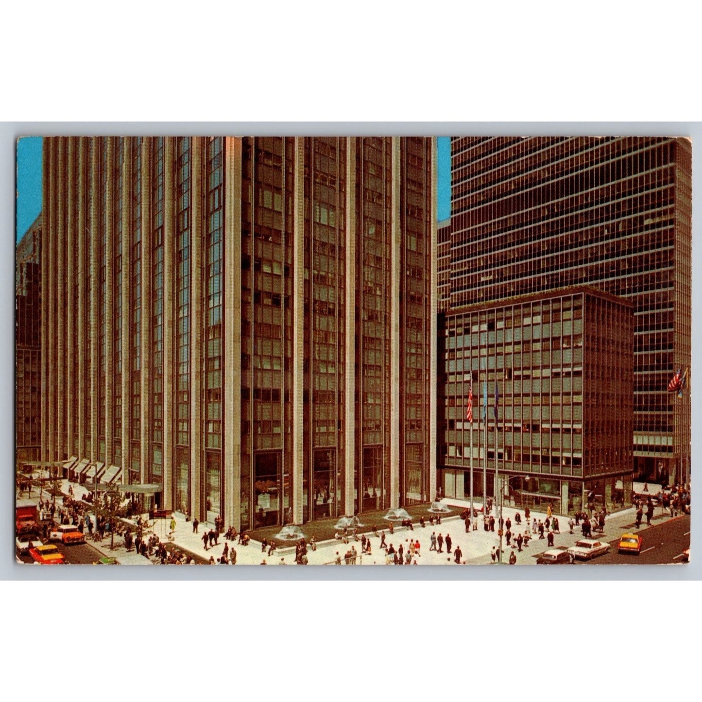 New York City NY Time and Life Building 1964 Chrome Postcard Dexter Press