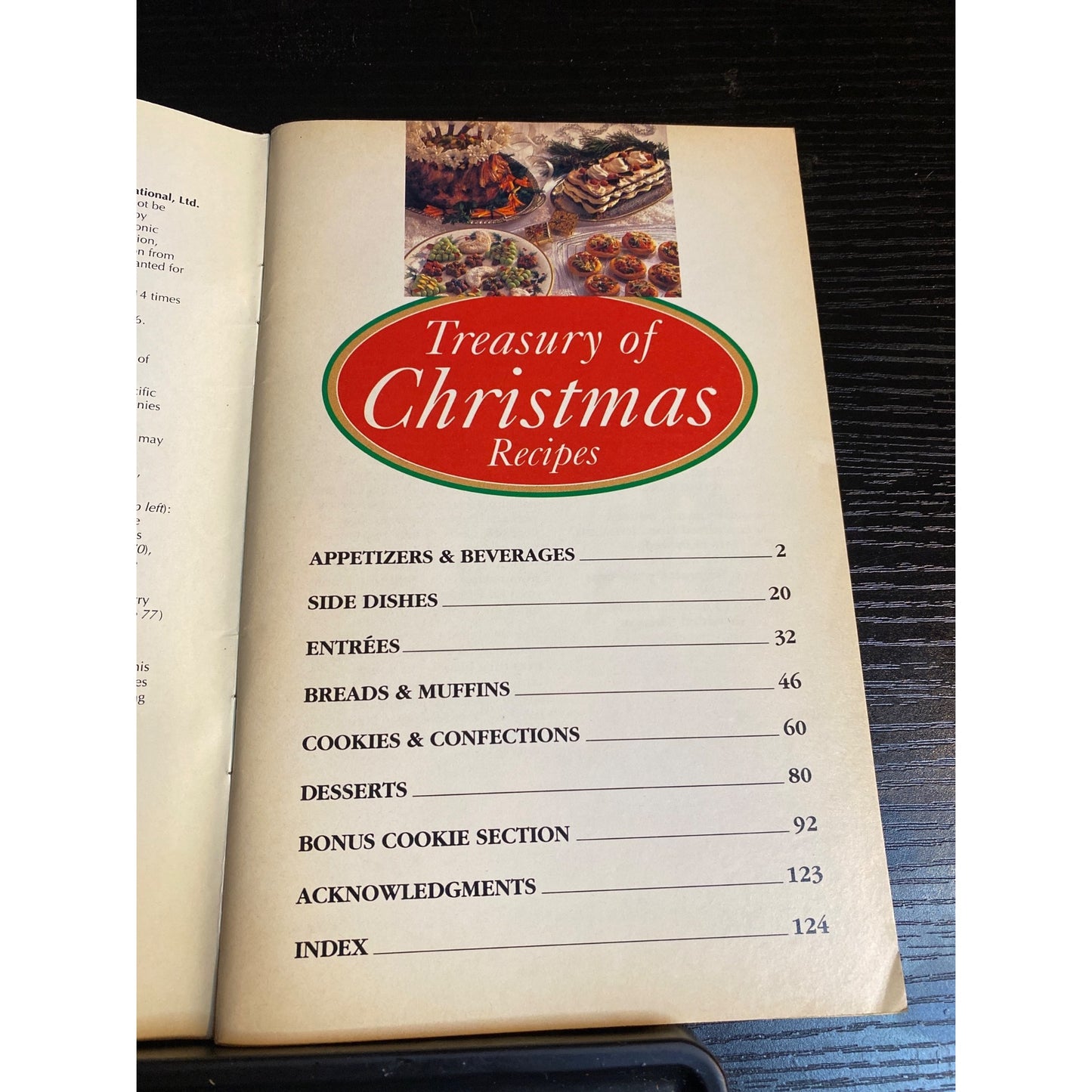 Treasury Of Christmas Cookbook Booklet 1994 Favorite Brand Name Recipes