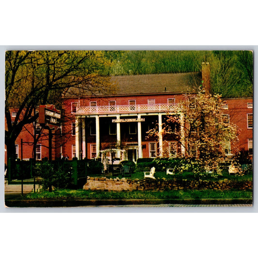 Berkeley Springs WV West Virginia Park View Inn 1964 Chrome Postcard Used