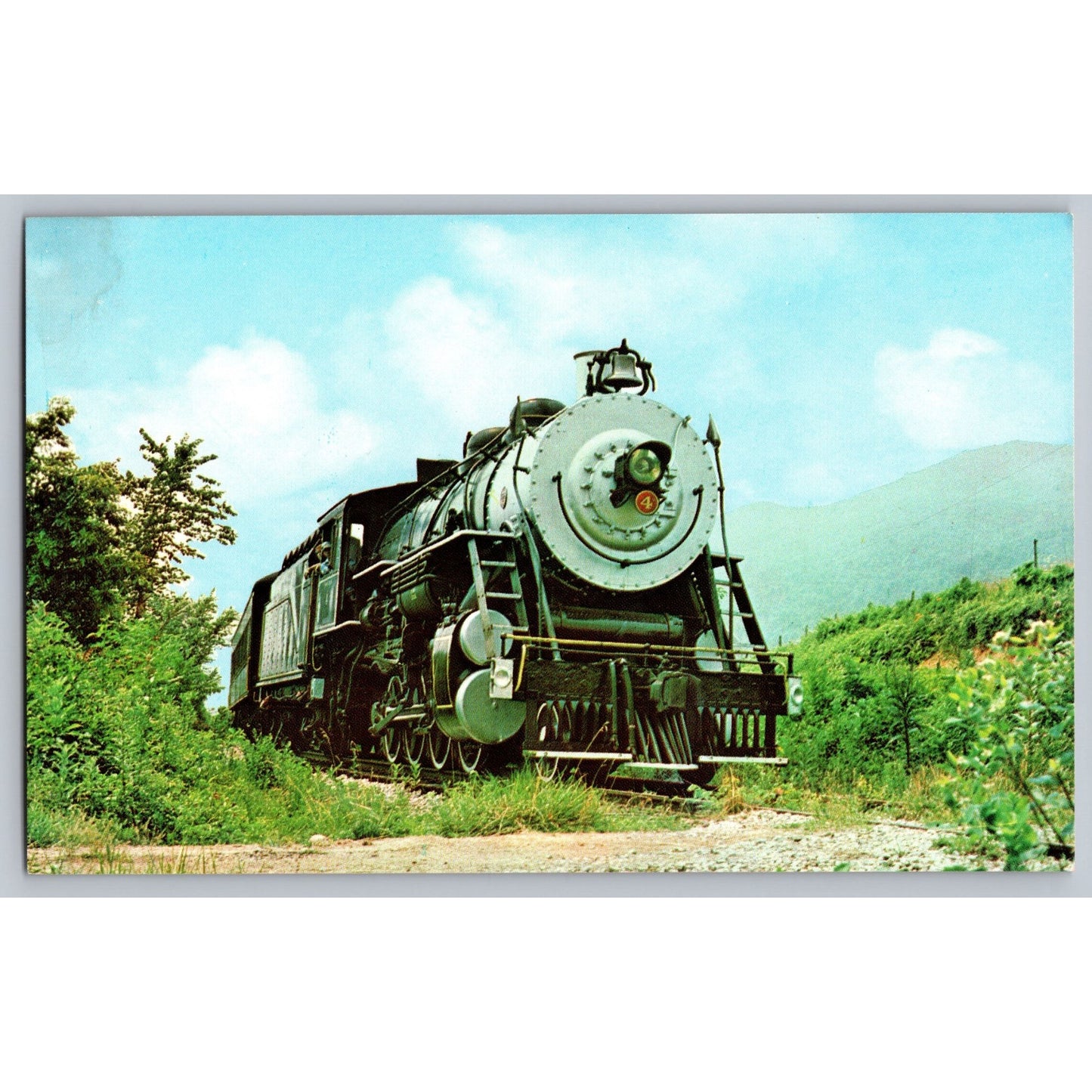 Southwest Virginia Scenic Railroad Vintage Postcard Train No 4