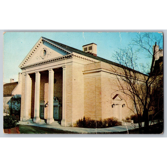 Rochester NY New York George Eastman House Dryden Theatre Chrome Postcard Unused