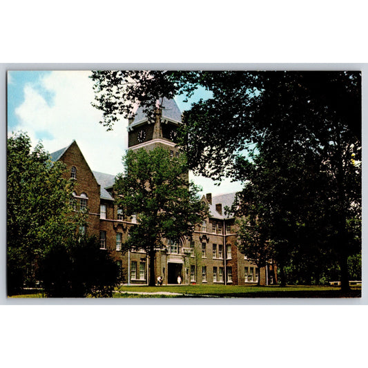 Lebanon TN Tennessee Cumberland College Memorial Hall Chrome Postcard Kolorvue