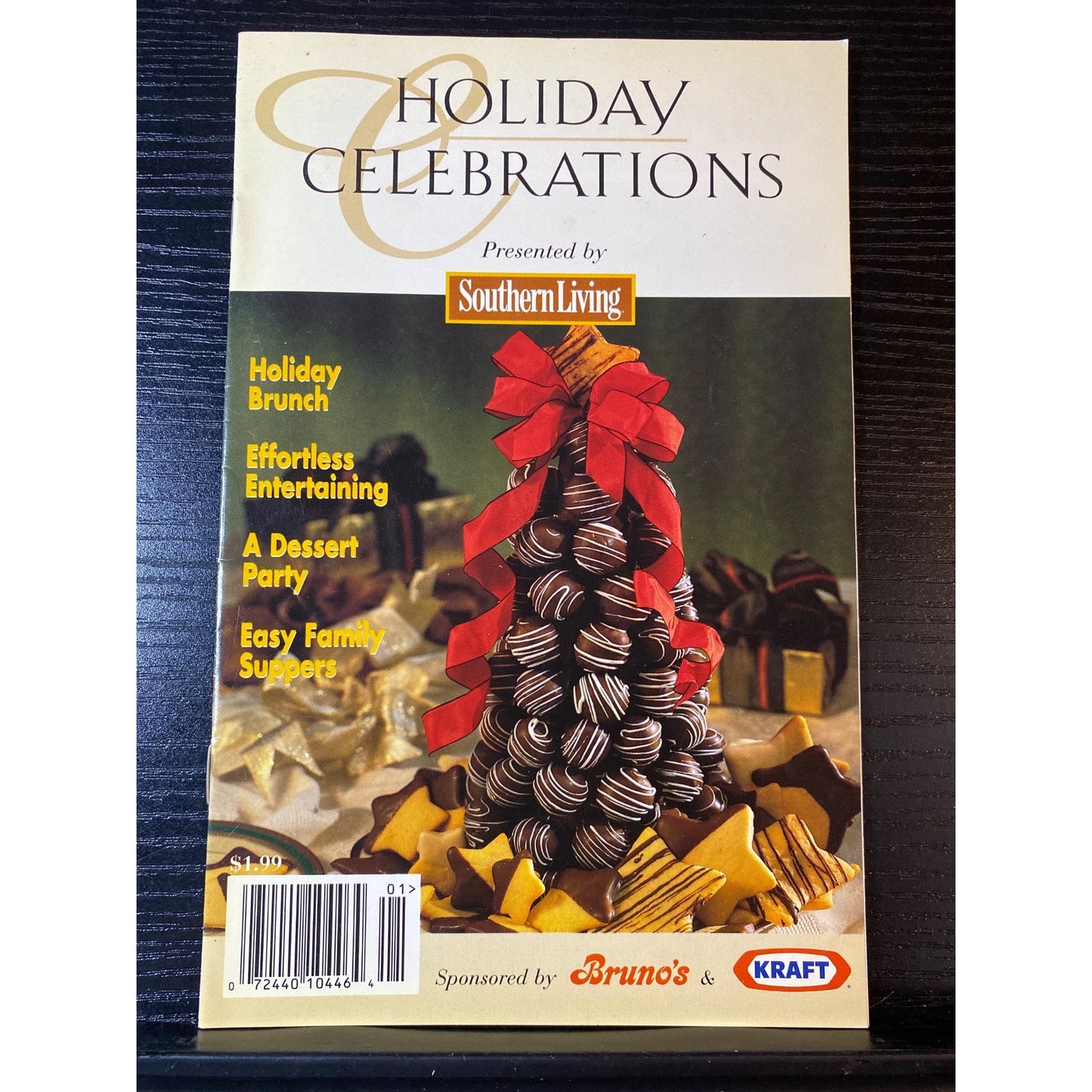 Southern Living Holiday Celebrations Cookbook Booklet Recipes Kraft & Brunos