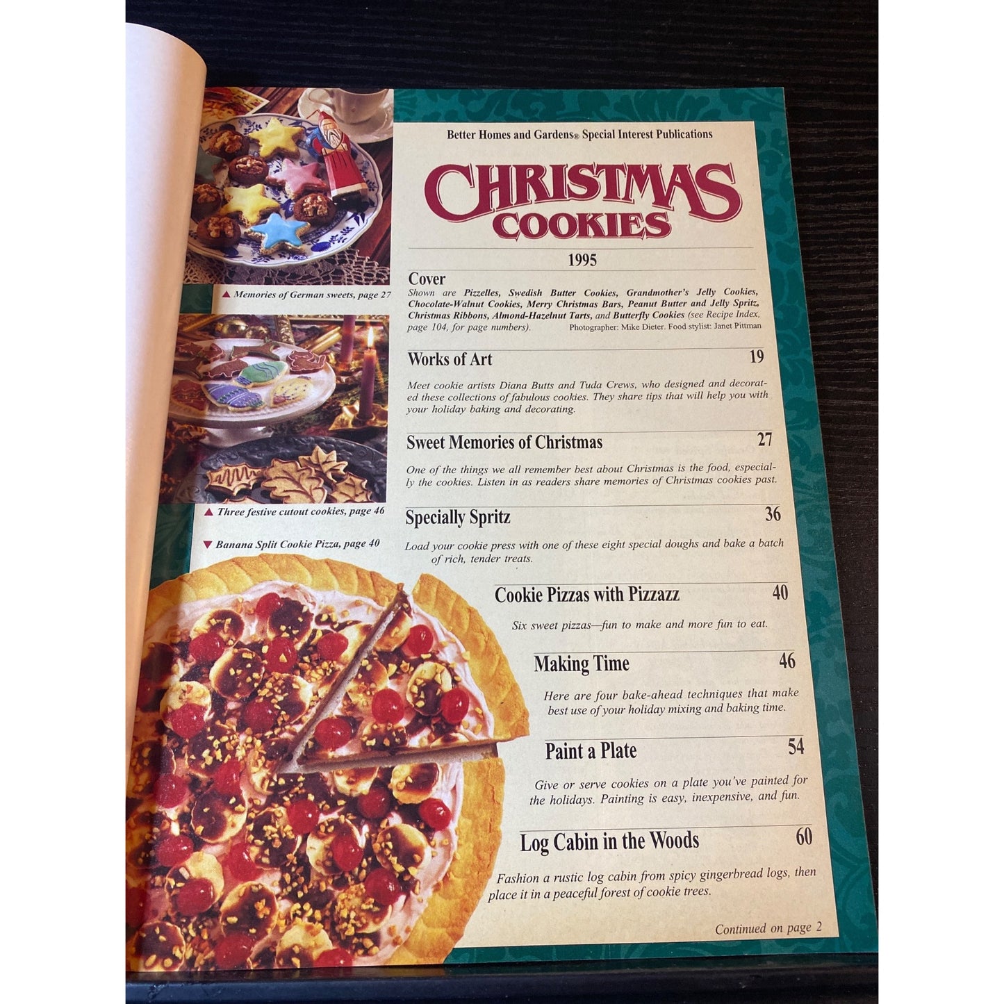 Better Homes & Gardens Christmas Cookies 1995 Magazine Holiday Treats & Tips