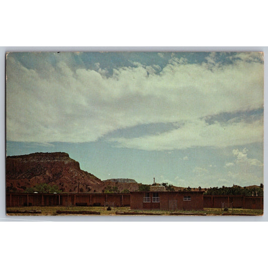 Abiquiu NM New Mexico Ghost Ranch Postcard Fred Patton Films Public Relations