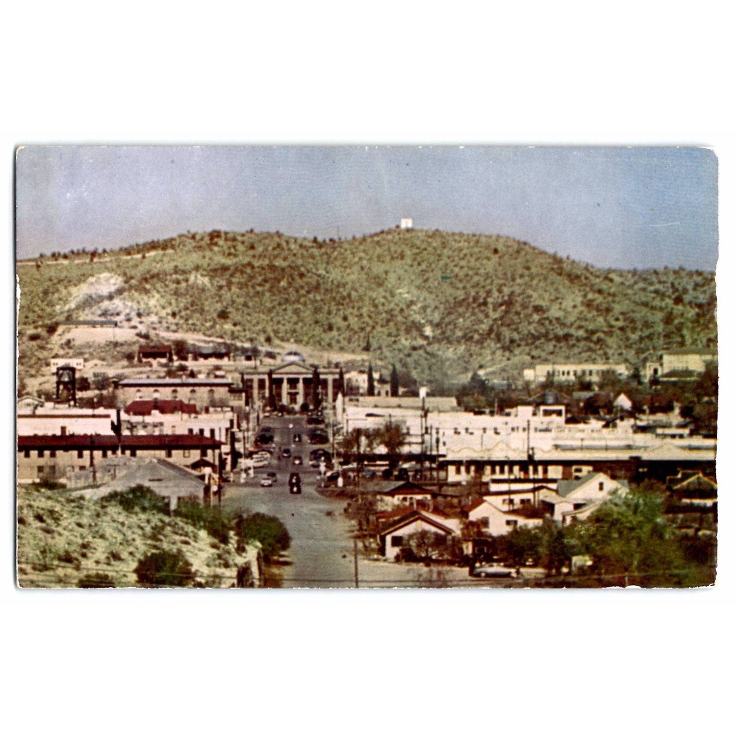 Kingman AZ Arizona Eastern Part of Arizona Street View Chrome Postcard Unused