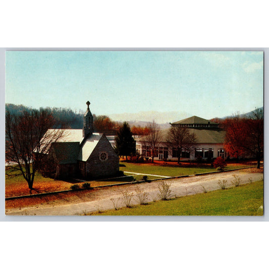 Lake Junaluska NC North Carolina Memorial Chapel Auditorium Chrome Postcard