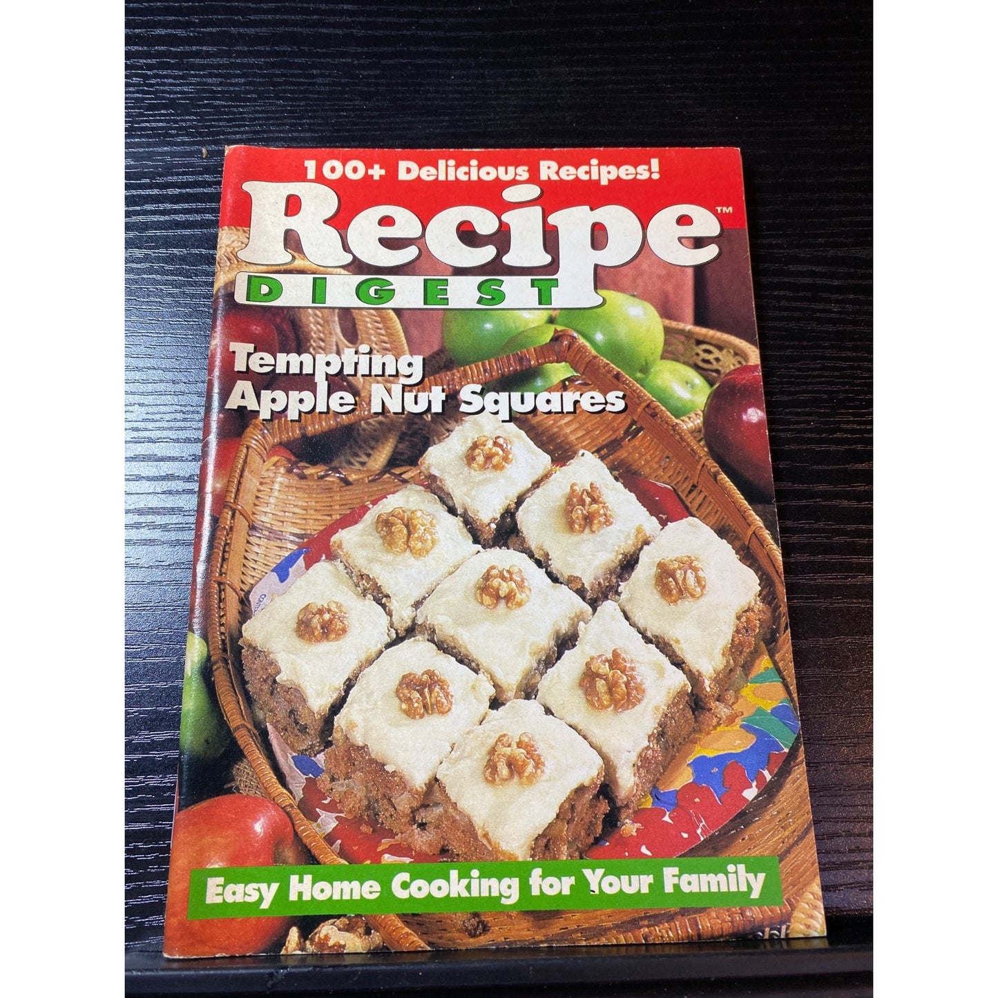 Recipe Digest Magazine Sep 1994 Volume 4 No.3 Apple Nut Squares