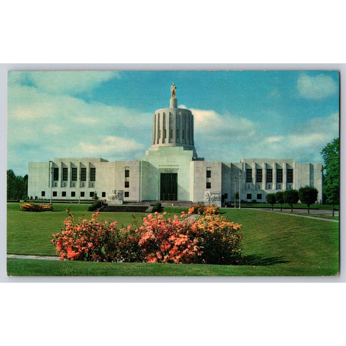 Salem OR Oregon State Capitol Chrome Postcard Unused