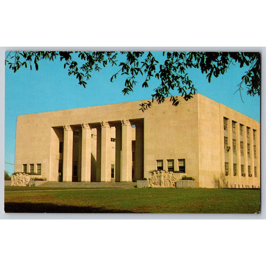 Jackson MS Mississippi War Memorial Building Chrome Postcard Unused Deep South