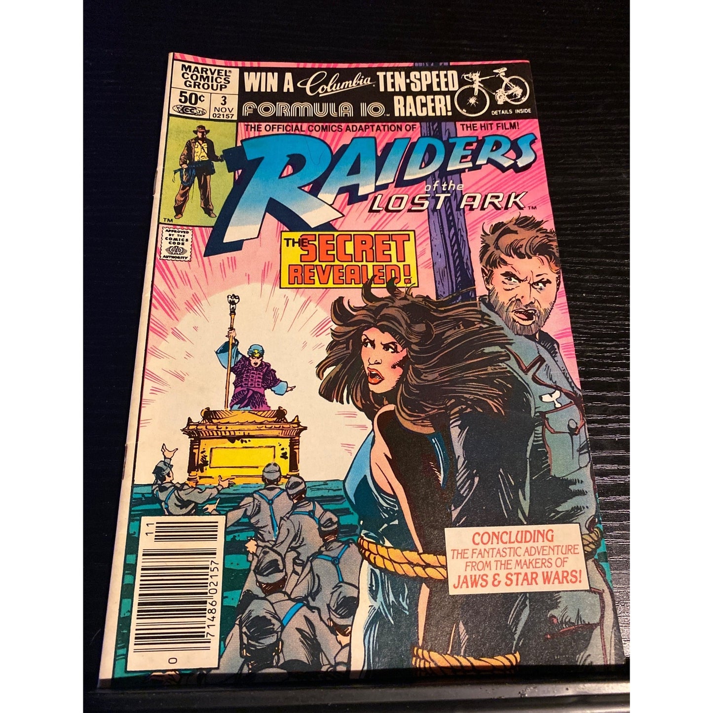 Marvel Comics Raiders Of The Lost Ark Issue #3 Official Adaptation 1981 Vintage Comic Book