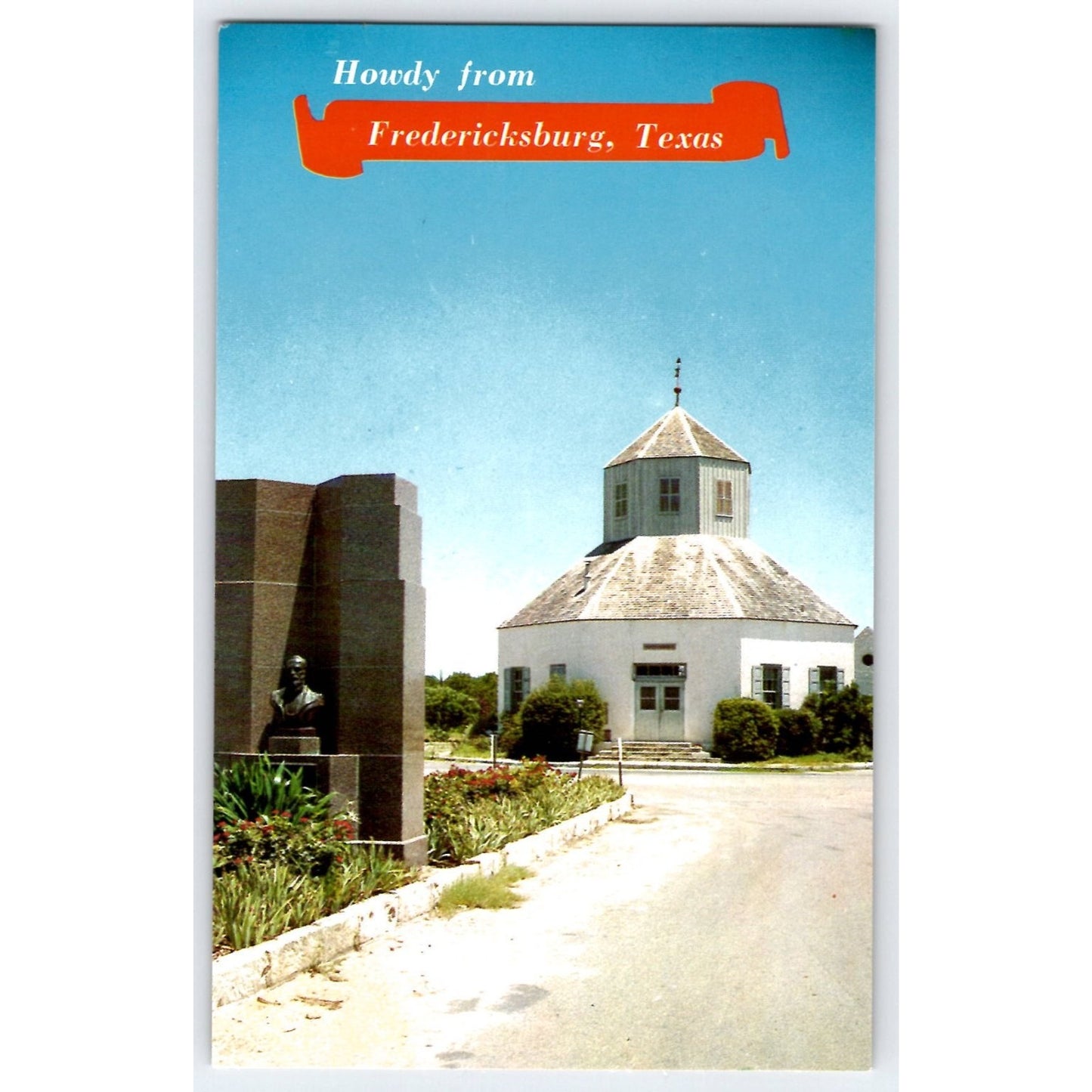 Fredericksburg TX Texas Vereins Kerin Museum Postcard Tiny Davis