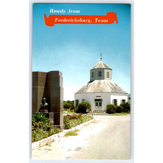Fredericksburg TX Texas Vereins Kerin Museum Postcard Tiny Davis