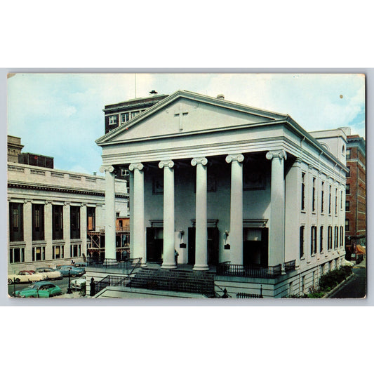Postcard GA Georgia Savannah Christ Church Chrome Dexter Photo 1950s