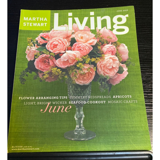 Martha Stewart Living Magazine #115 June 2005 Flower Arranging Recipes Decor