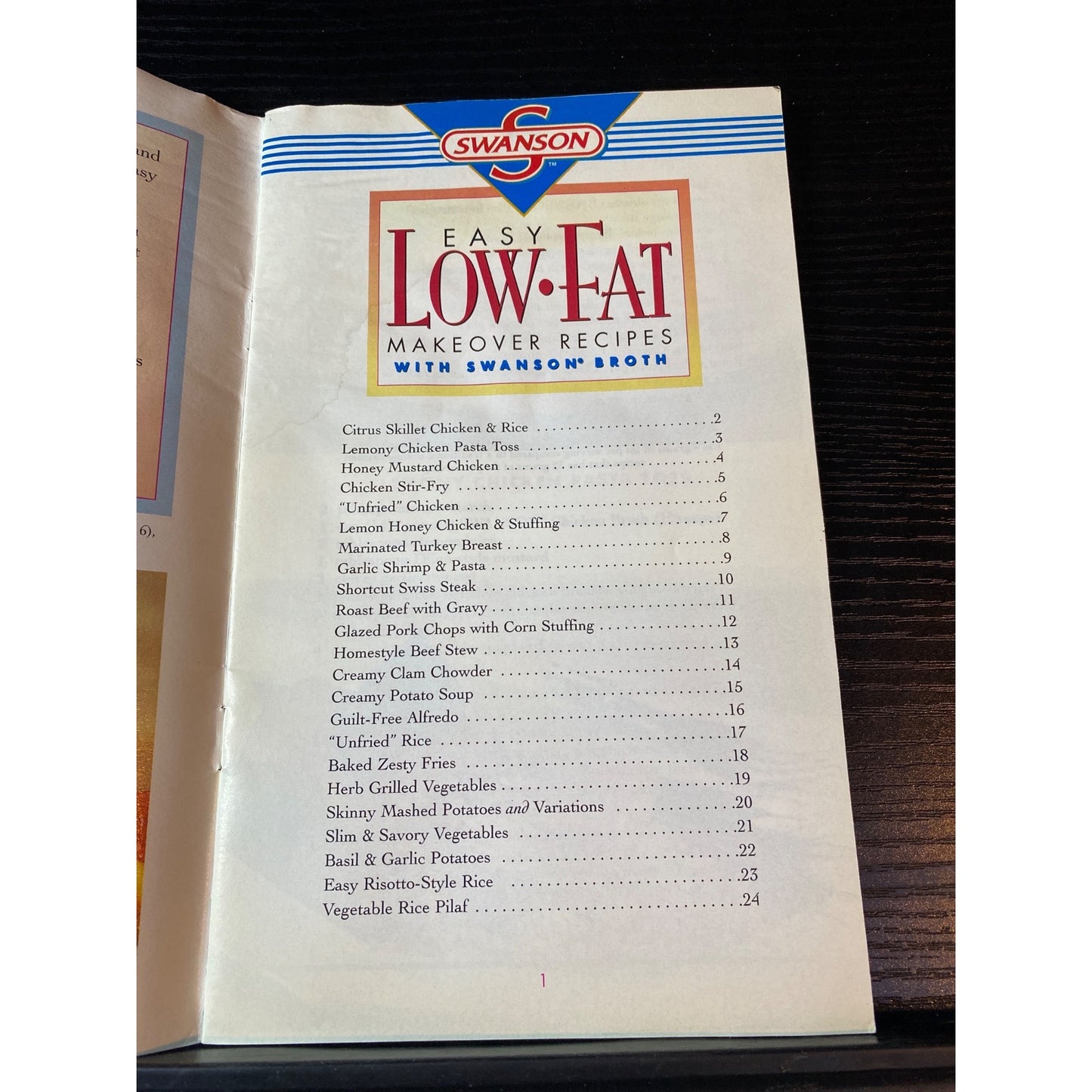 Swanson Easy Low-Fat Makeover Recipes Booklet With 25 Recipes Using Swanson Broth