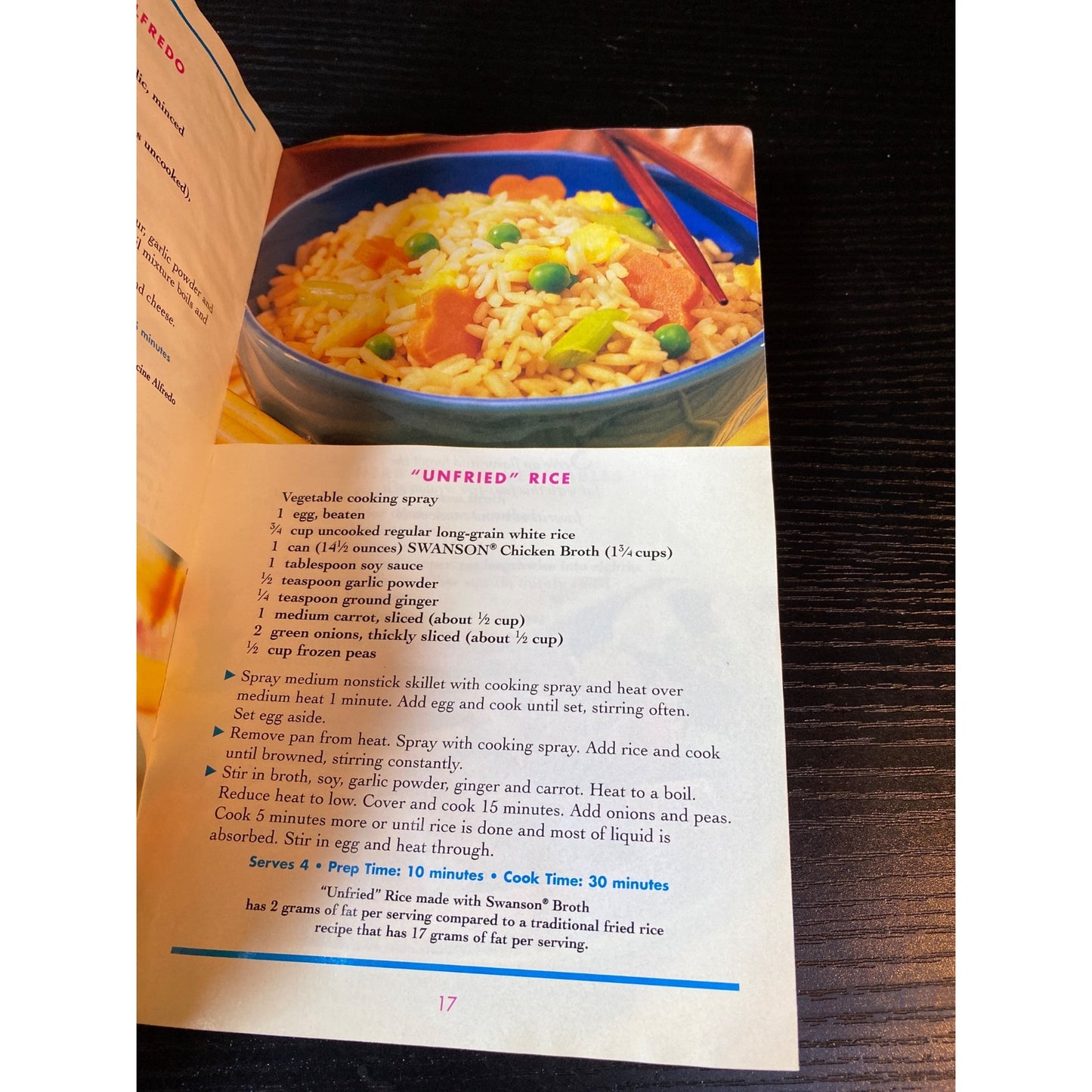 Swanson Easy Low-Fat Makeover Recipes Booklet With 25 Recipes Using Swanson Broth