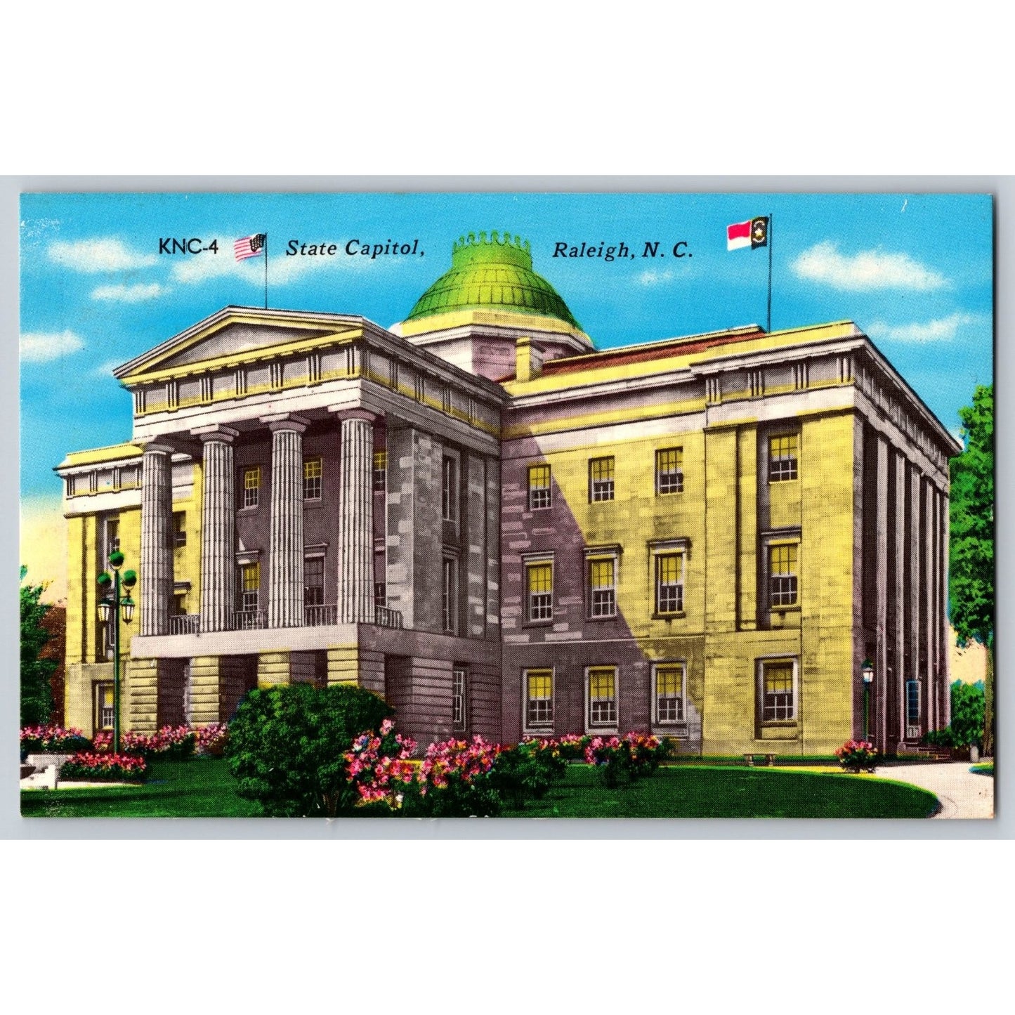 Raleigh NC North Carolina State Capitol Divided Back Postcard Unused
