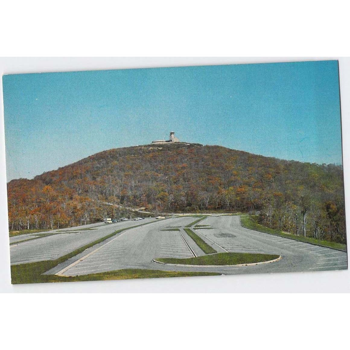Postcard GA Georgia Brass Town Bald Highest Point in Georgia Chrome