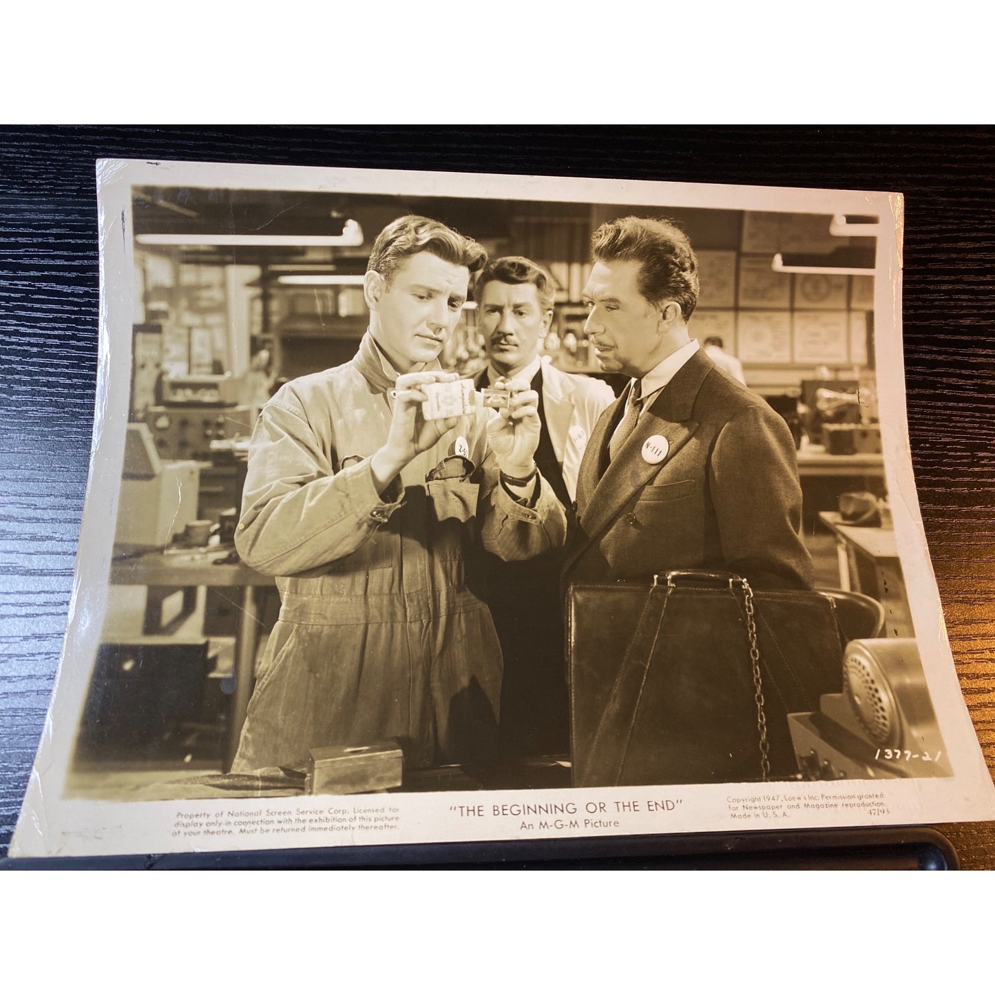 Movie Photo 8x10 Glossy The Beginning Or The End 1947 MGM Studio Release