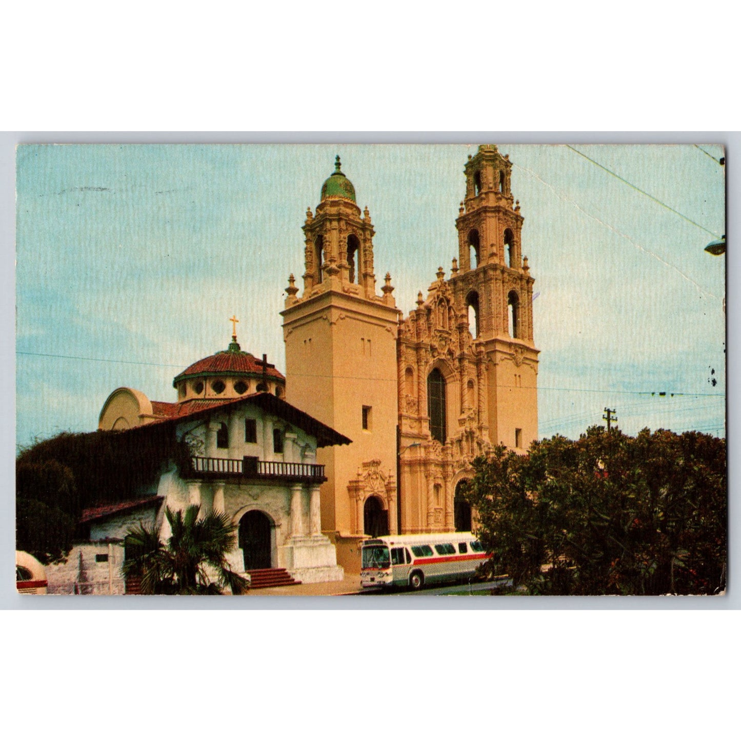 Mission San Francisco De Asis CA California 1970s Chrome Postcard Proctor Jones