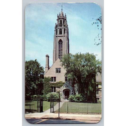 Rochester NY New York Women's College University of Rochester Chrome Postcard
