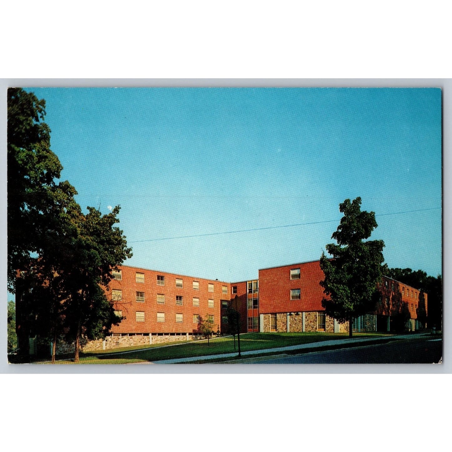 Lock Haven PA Pennsylvania State College Smith Residence Hall Chrome Postcard