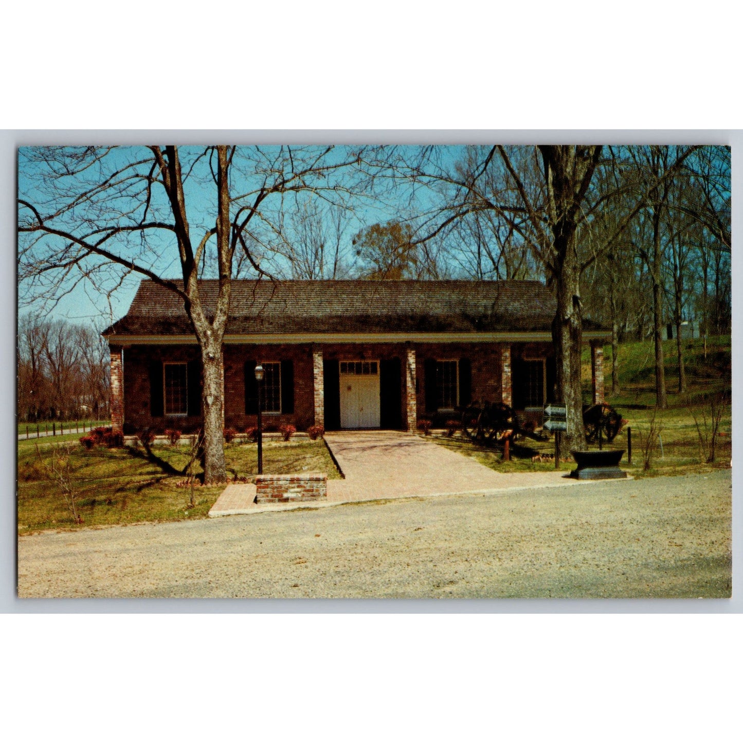 Port Gibson MS Mississippi Grand Gulf State Park Museum Visitor Center Postcard