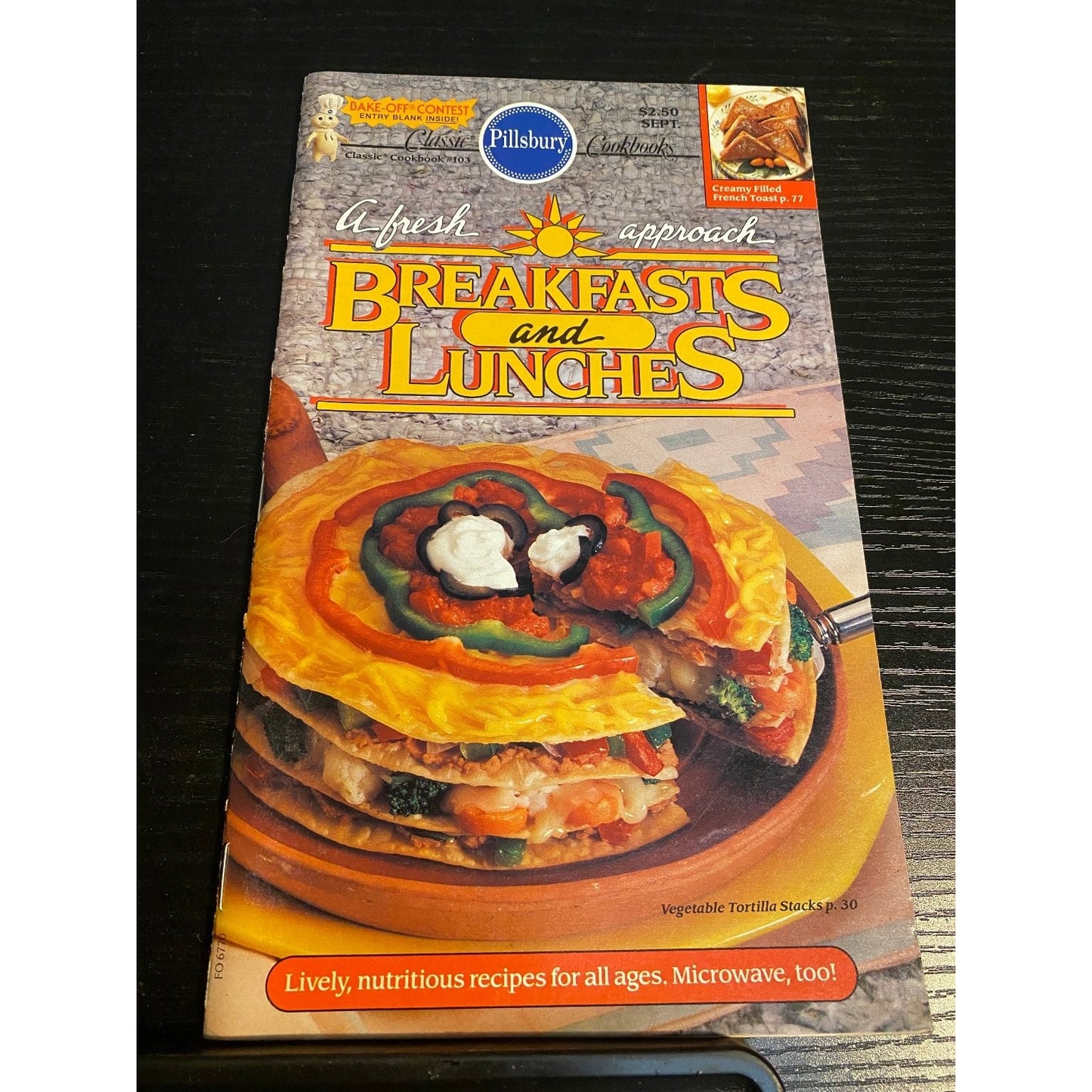 Pillsbury Classic Cookbook Booklet 1989 A Fresh Approach Breakfasts and Lunches