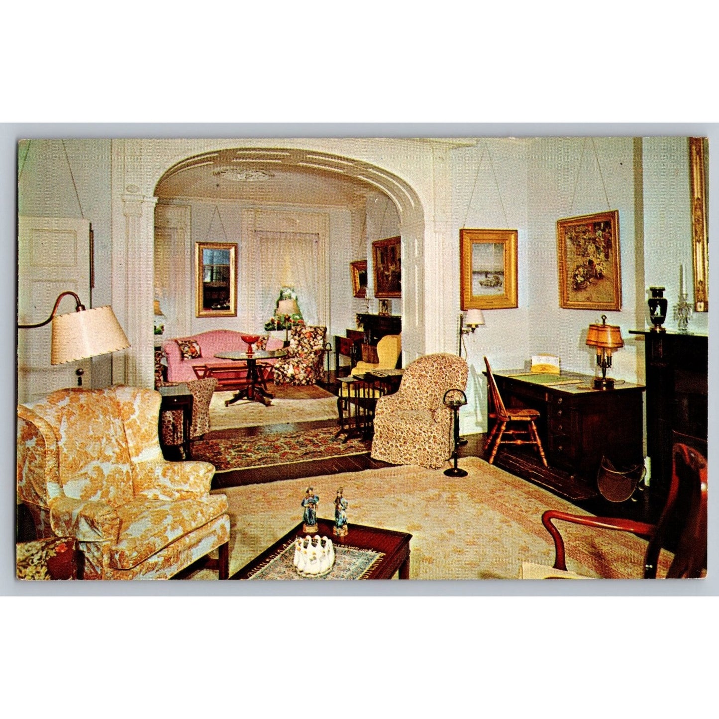 Cooperstown NY New York Cooper Inn Otsego Resort Hotel Chrome Postcard Unused