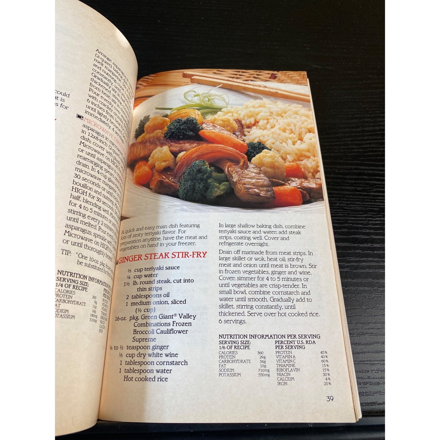 Pillsbury Carefree Cooking Cookbook Booklet Quick Recipes Meals Busy People 1986