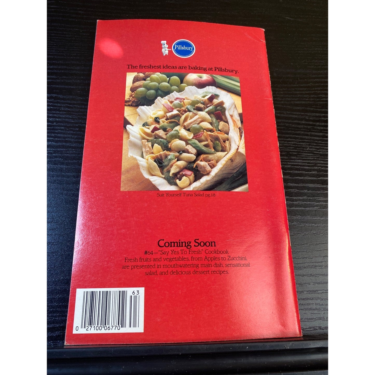 Pillsbury Carefree Cooking Cookbook Booklet Quick Recipes Meals Busy People 1986