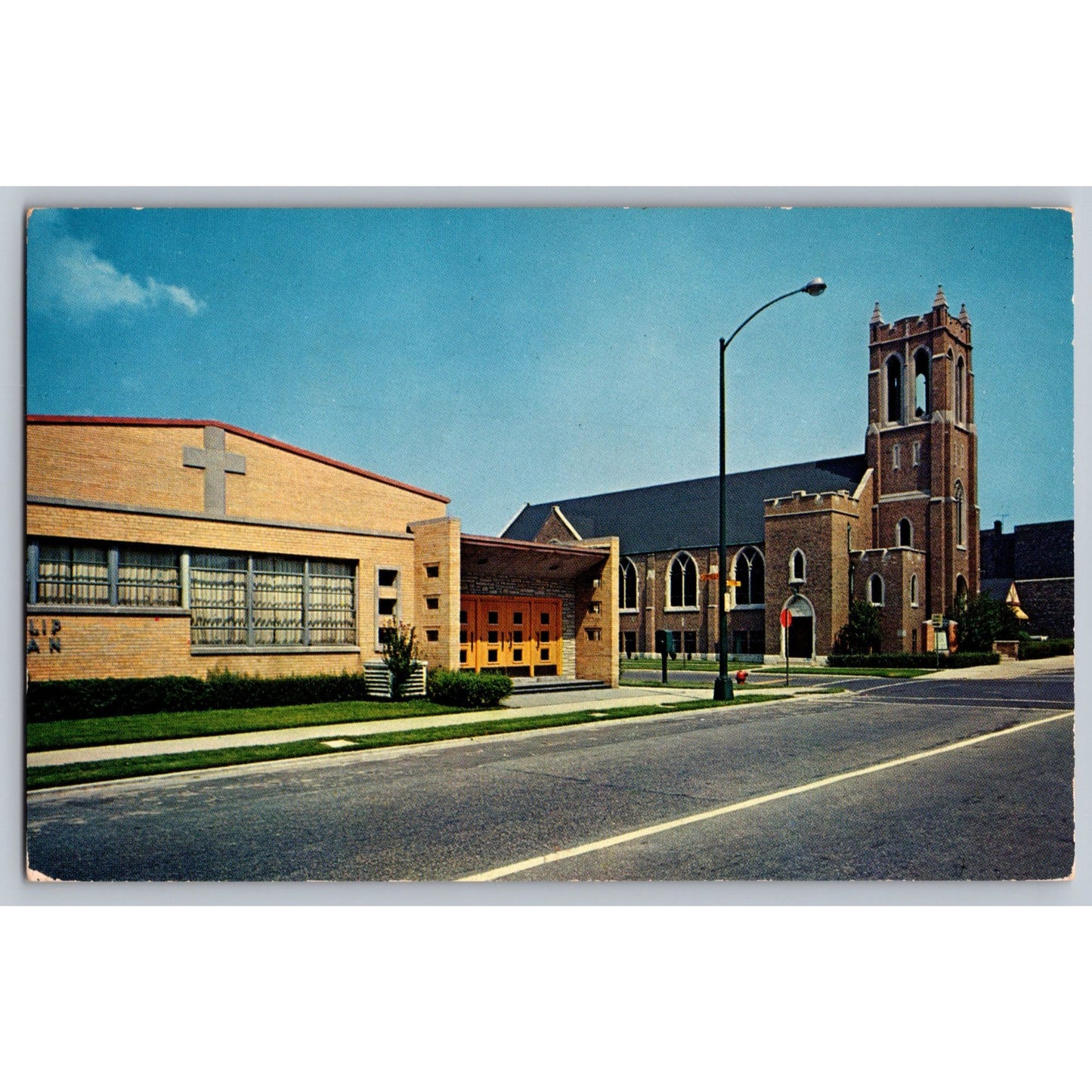 Chicago IL Illinois Lutheran Church Of St. Philip Chrome Postcard Unused