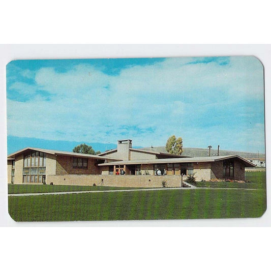 Gunnison River Valley CO Colorado Western State College Student Union Postcard