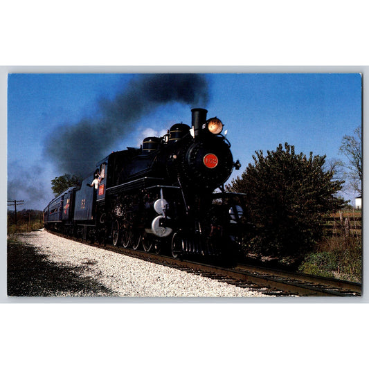 Kentucky Railway Louisville & Nashville Class K-1 Steam Engine No 152 Postcard