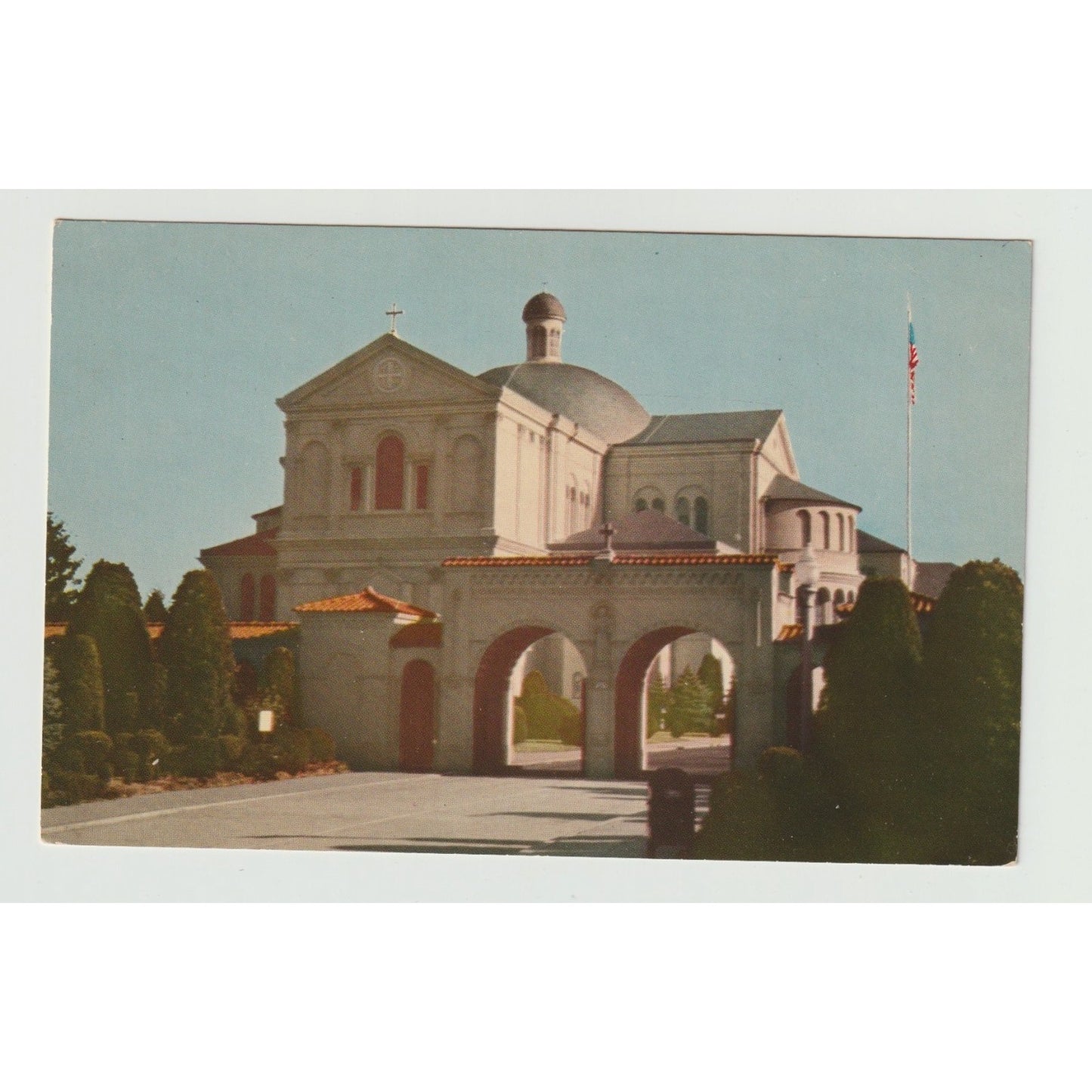 Washington DC Franciscan Monastery Chrome Postcard Unused